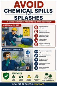 Avoid Chemical Spills and Splashes
