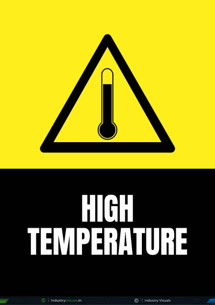 High Temperature Warning Sign