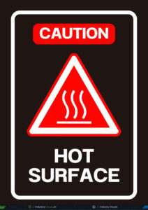 Caution – Hot Surface Warning Sign