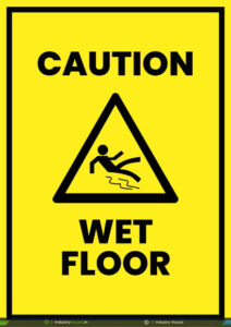 Caution – Wet Floor Warning Sign