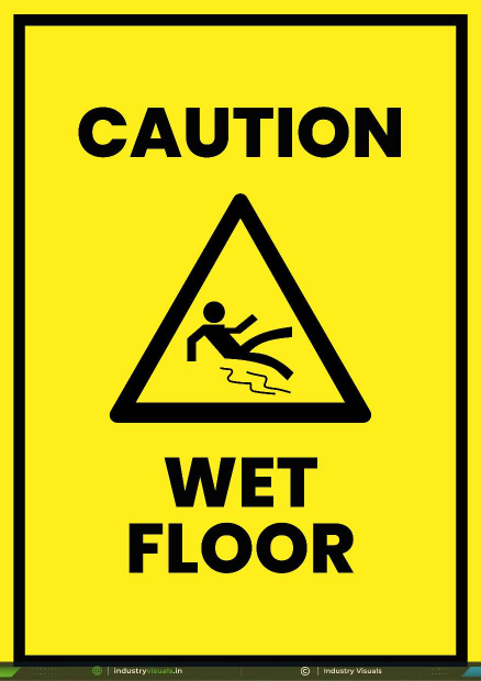 Caution – Wet Floor Warning Sign