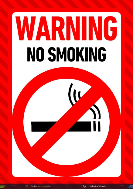 Warning – No Smoking Sign