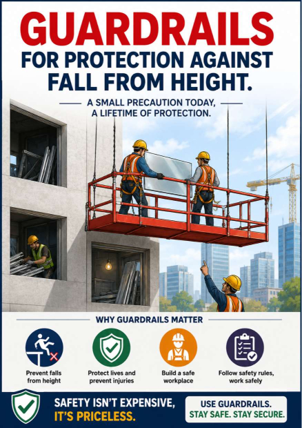 Guardrails for Protection Against Fall from Height