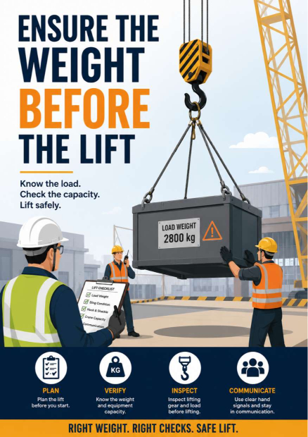 Ensure the Weight Before the Lift