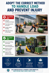 Adopt the Correct Method to Handle Load and Prevent Injury