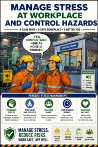 Manage Stress at Workplace and Control Hazards