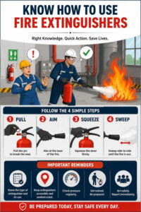 Know How to Use Fire Extinguishers