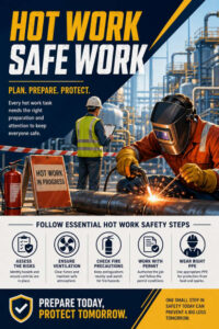 Hot Work Safe Work – Plan Prepare Protect