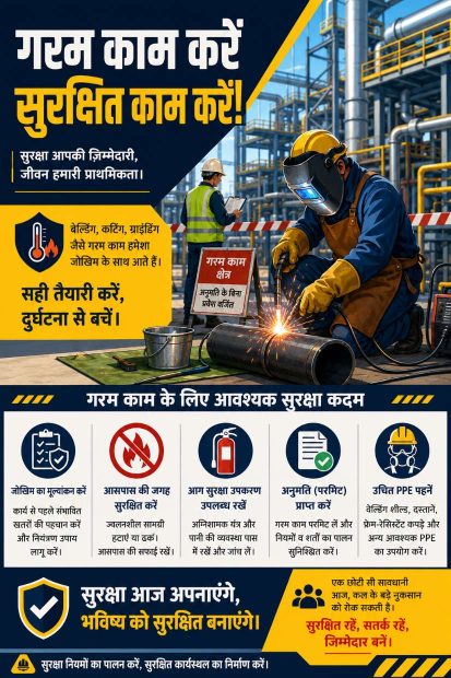 गरम काम करें – सुरक्षित काम करें