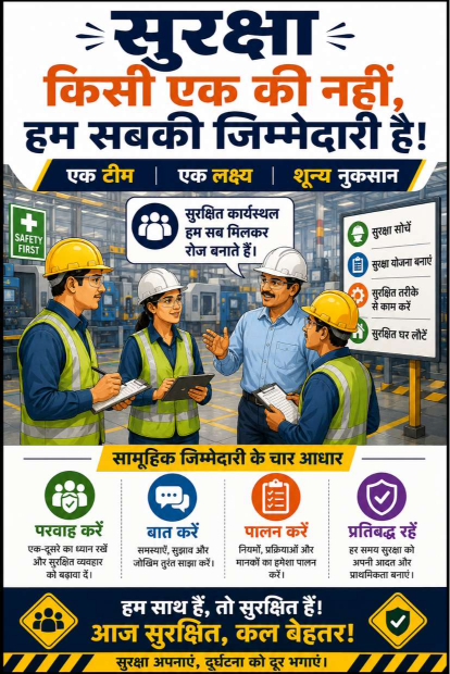 सुरक्षा हम सबकी ज़िम्मेदारी