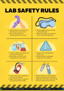 Lab Safety Rules – Infographic